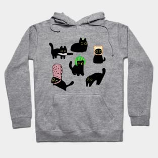 Funny Black Cats Memes Hoodie